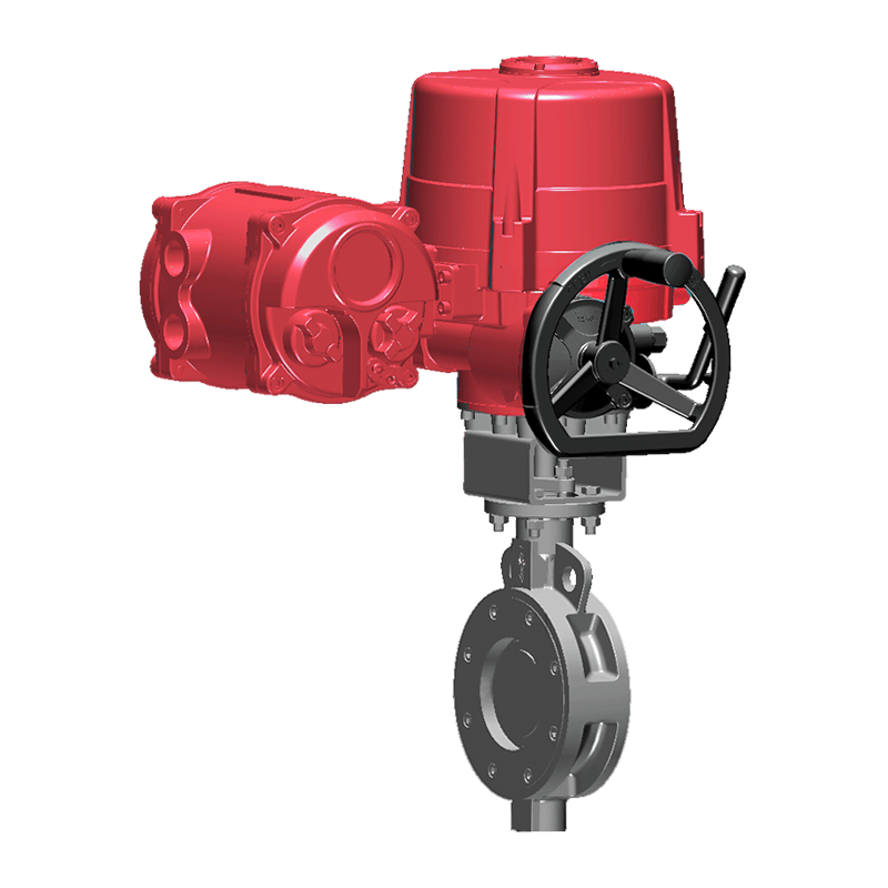 Elektrisk hårdt forseglet sommerfugleventil