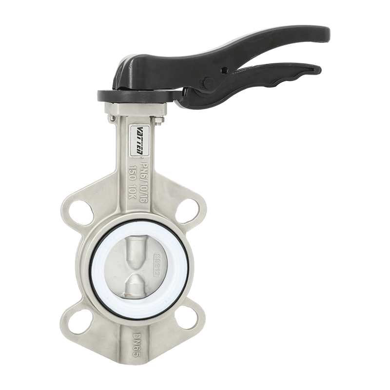 Manuel sommerfugleventil i rustfrit stål