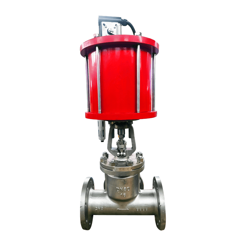 Pneumatisk kulstofstål lukkeventil